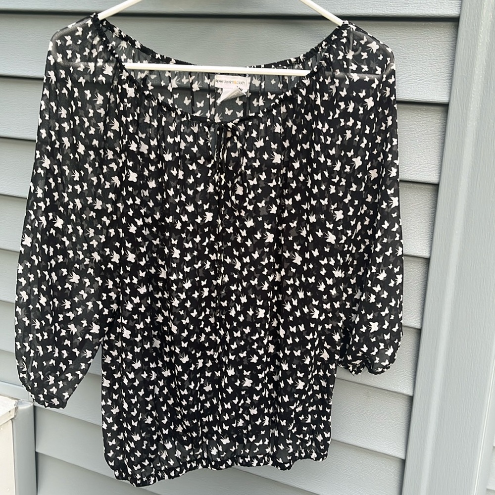 Paper Denim Cloth Top